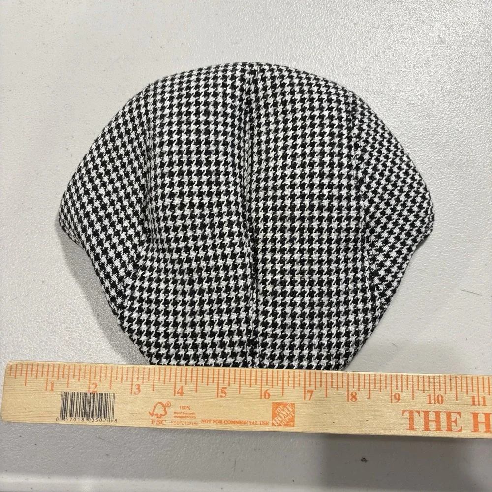Cabbie Newsboy Flat Cap Unisex 58 Houndstooth Golf Beret Classic Peaky Blinders